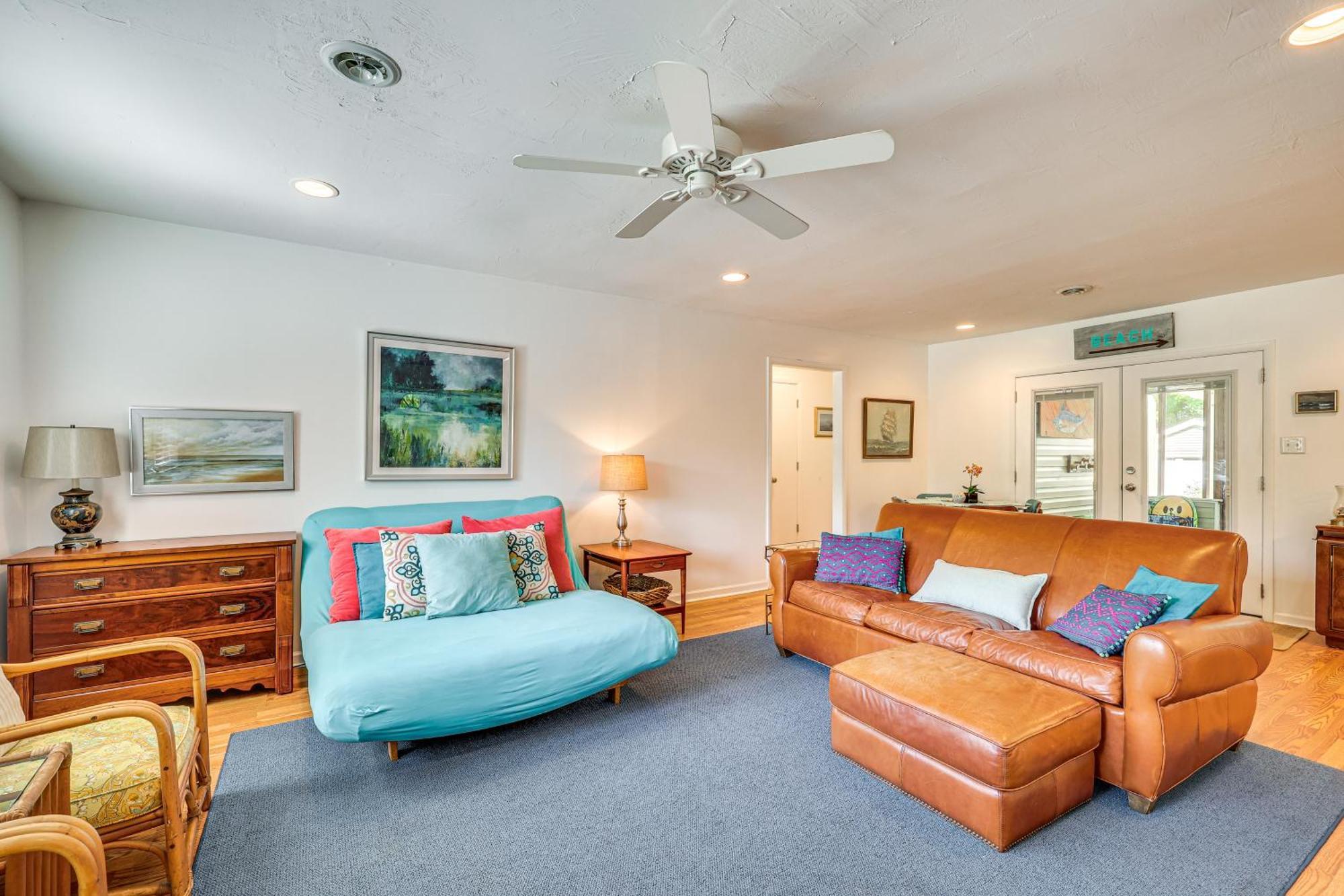 Oak Island Cottage Minutes To Long Beach! Exteriör bild